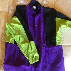 Vintage block color jacket